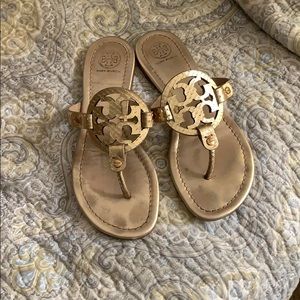 Tory Burch Miller Sandal in Rose Gold